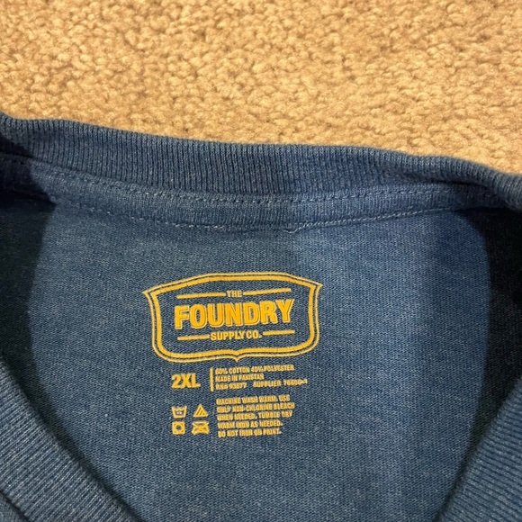 The Foundry Supply Co. Long Sleeve Tee with Pocket - Picture 5 of 6